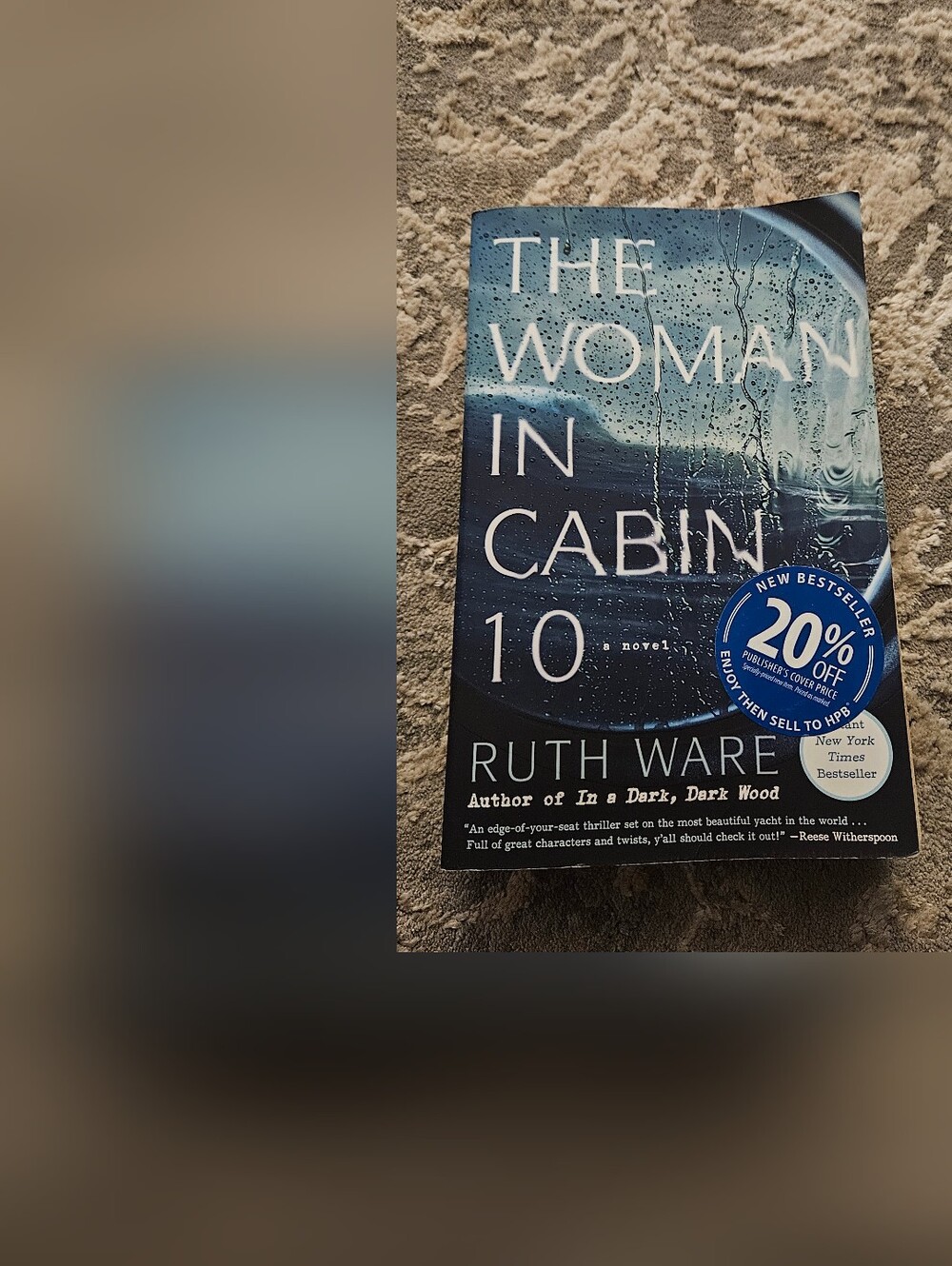 The Woman In Cabin 10 Ruth Ware Thriller